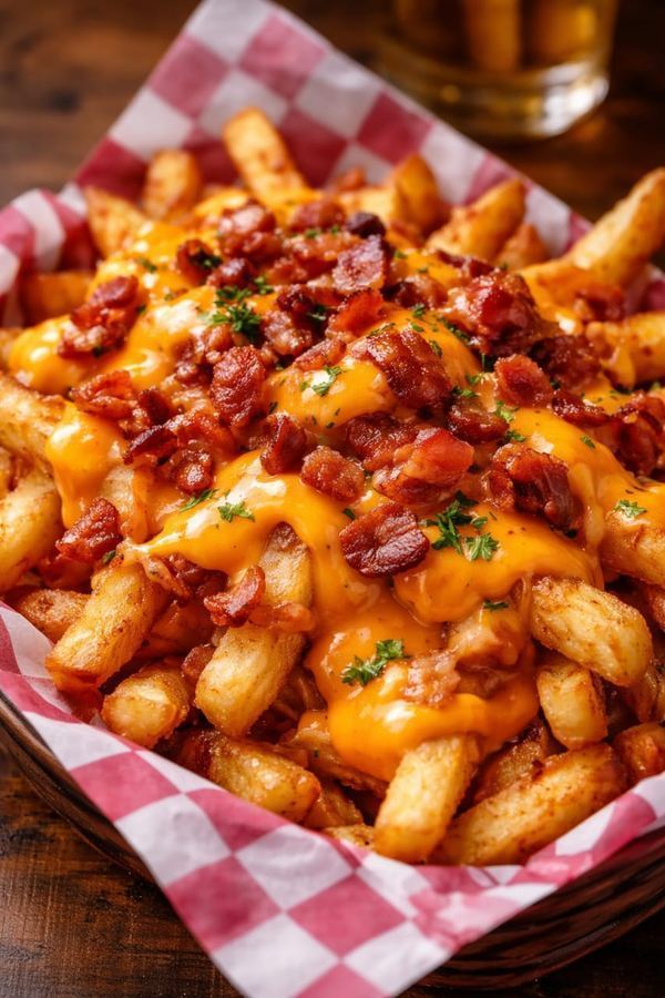Batata Frita Cheddar Bacon