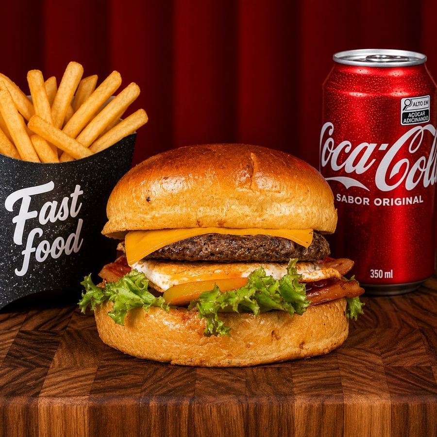 Combo Hamburguer Bomba Egg